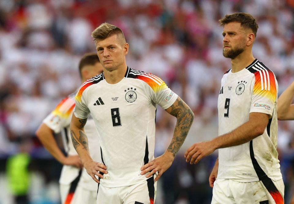 Germany were left heartbroken at the end (Reuters)