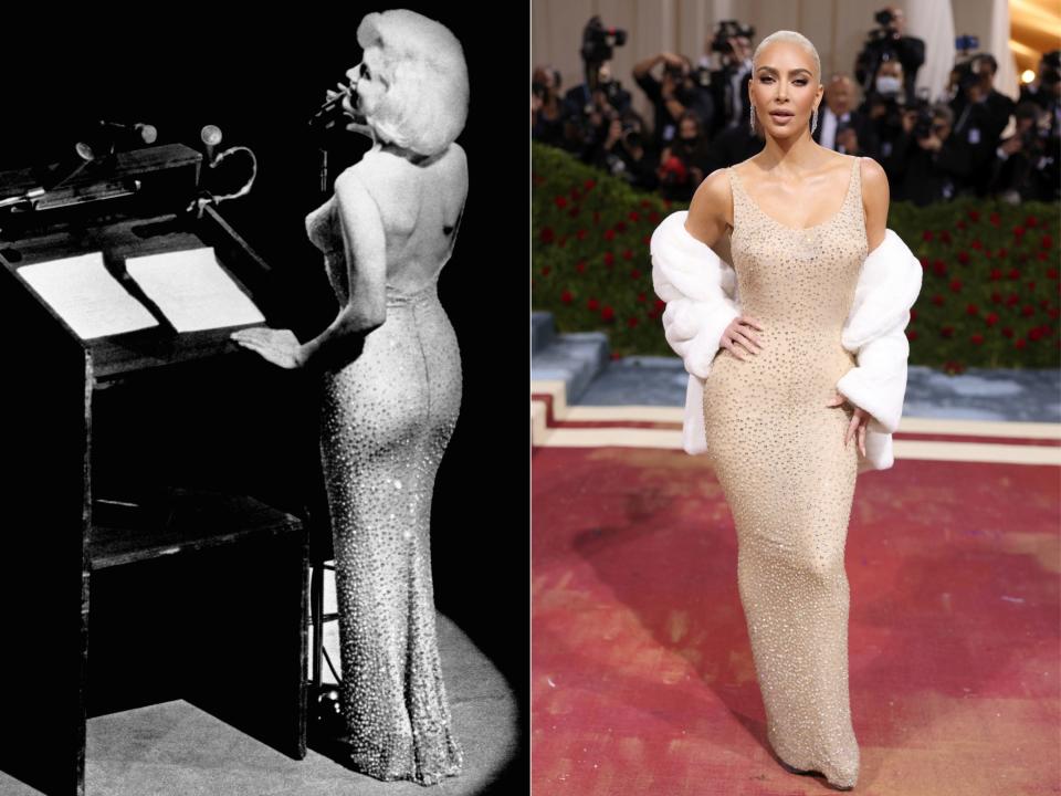 Kim Kardashian was inspired by Marilyn Monroe.