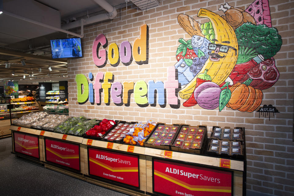 Good Different Mural at Aldi Corner Store, North Sydney.