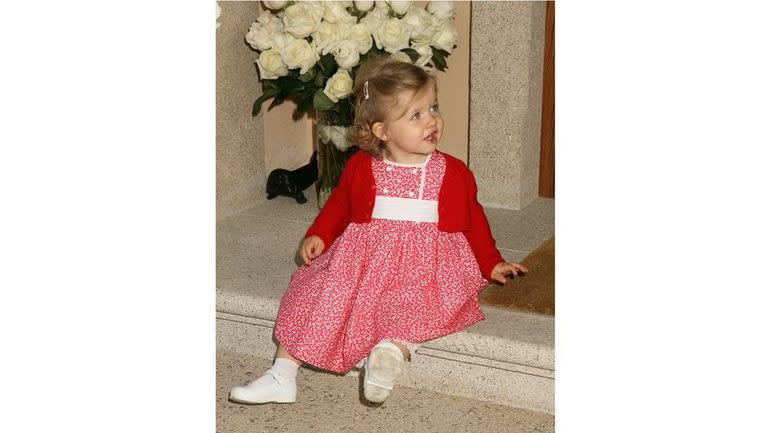 La pequeña esperó impaciente la llegada de su hermana Sofía, quien nació el 29 de abril de 2007
