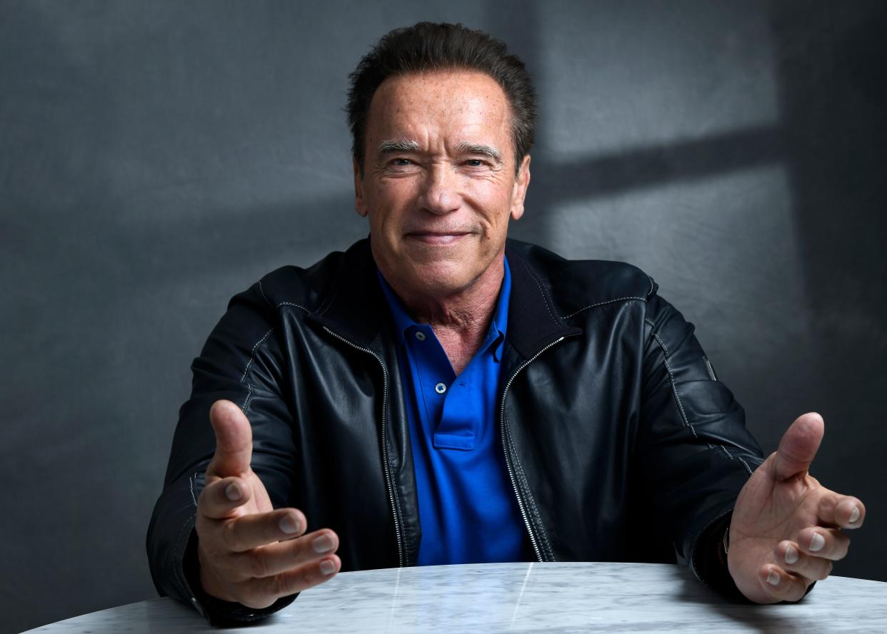 Arnold Schwarzenegger says he recently underwent surgery to get a pacemaker but was back in action days later.
