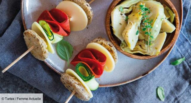 Nos recettes express de brochettes apéritives sans cuisson : Femme Actuelle  Le MAG