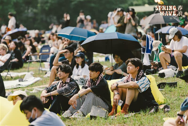 春浪4/22、4/23在台中森渼原登場，現場單日湧入近萬人。（圖／SPRING WAVE春浪山線・台中提供）