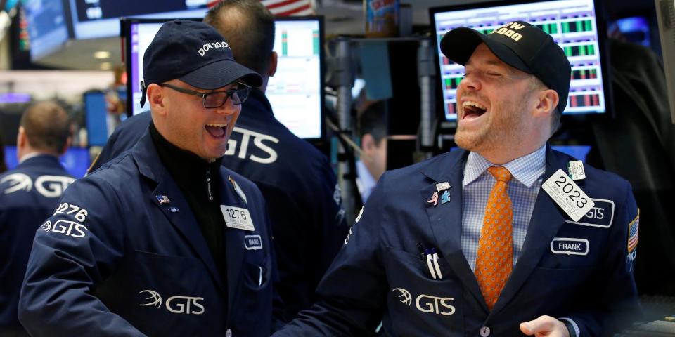 trader nyse celebrate