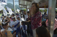 <p>FOTO l Cuartoscuro.- Margarita Zavala en el municipio de Guadalupe. </p>