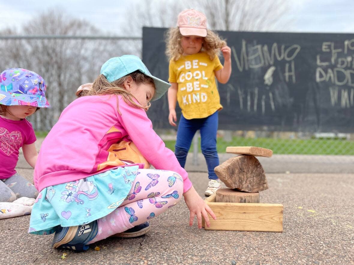 Before P.E.I.'s universal pre-kindergarten program launched in September, 75 per cent of four-year-olds were already enrolled at licensed child-care centres.  That percentage hasn't changed.  (Steve Bruce/CBC - image credit)