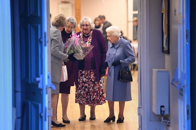 Queen Elizabeth II at WI meeting