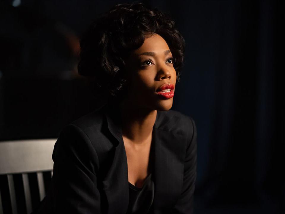 Naomi Ackie recreates Whitney Houston’s music video for ‘I Will Always Love You’ in ‘I Wanna Dance with Somebody’ (Sony)