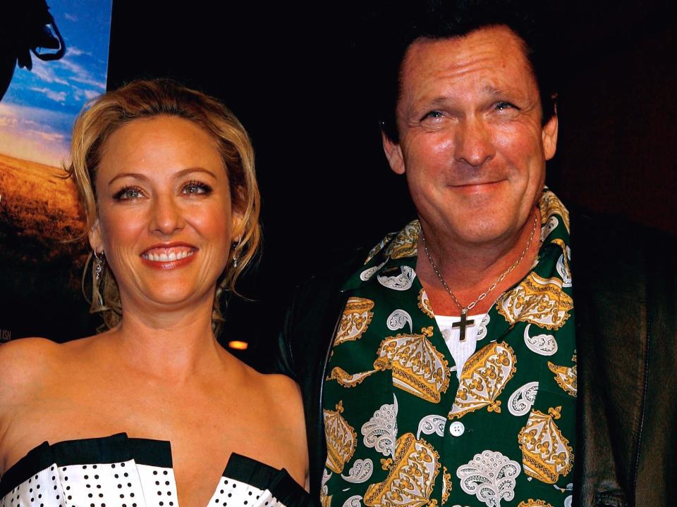 Virginia Madsen and brother actor Michael Madsen 2007 red carpget Getty Images