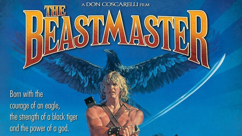 Cover art for the Blu-ray release of 'The Beastmaster'. (Credit: MGM)