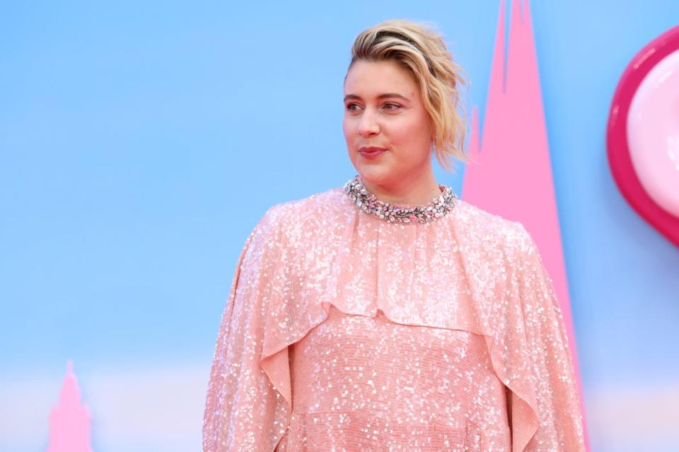 Greta Gerwig at the Barbie premiere (Getty Images for Warner Bros.)