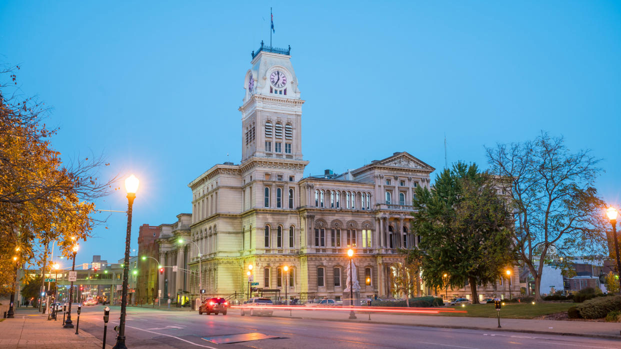 The old City Hall in downtown Louisville, Kentucky USA.