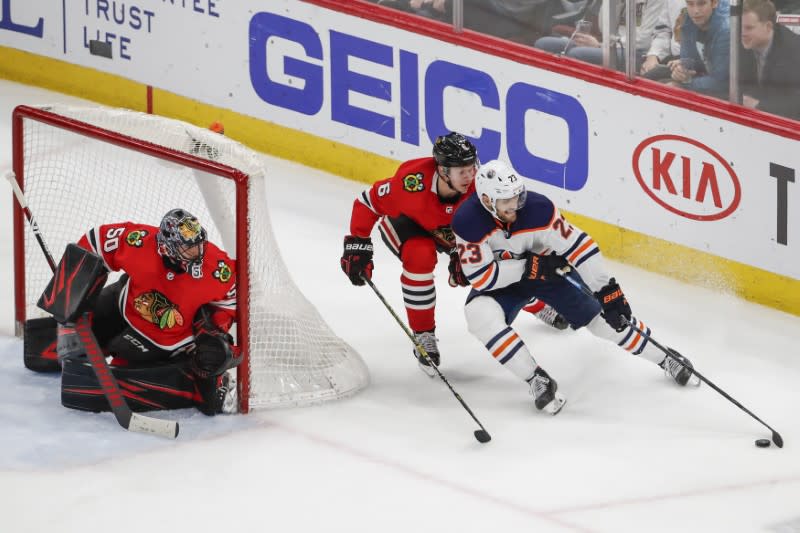 NHL: Edmonton Oilers at Chicago Blackhawks