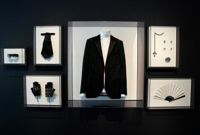 L'exposition "Line of Beauty" consacrée au couturier Karl Lagerfeld décédé en 2019 et à l'honneur pour le gala du Met à New York le 1er mai 2023, rendez-vous extravagant des stars de la planète