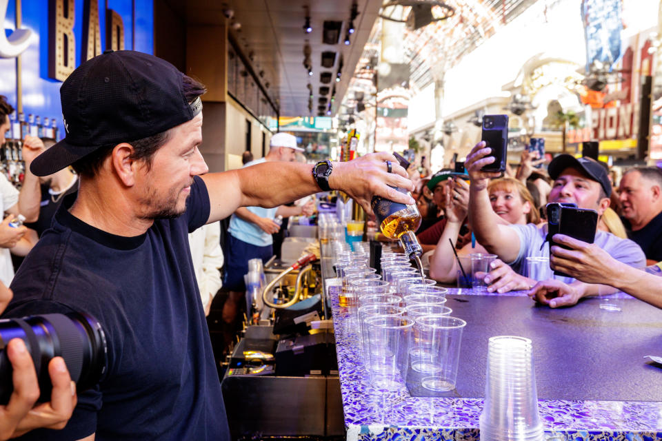 Mark Wahlberg Thrills as Tequila-Serving Bartender at Circa Las Vegas on Memorial Day