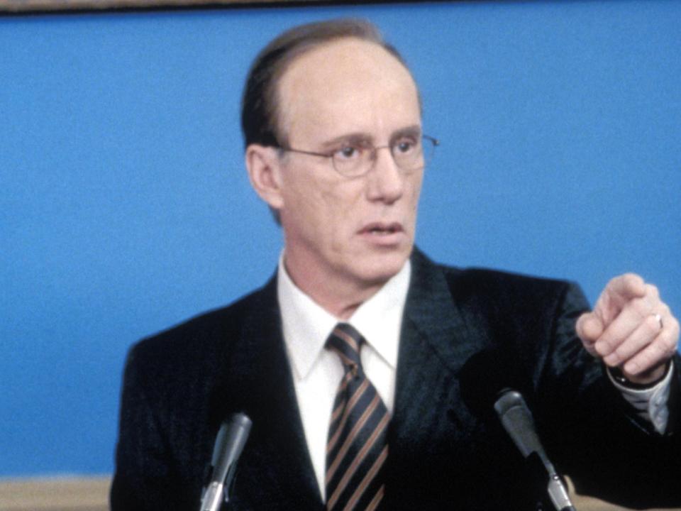 James Woods as Rudy Giuliani in ‘Rudy: The Rudy Giuliani Story' (Rex Features)