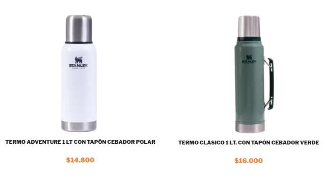 Termo Stanley Adventure Blanco 1 Litro Hogar Linea Stanley