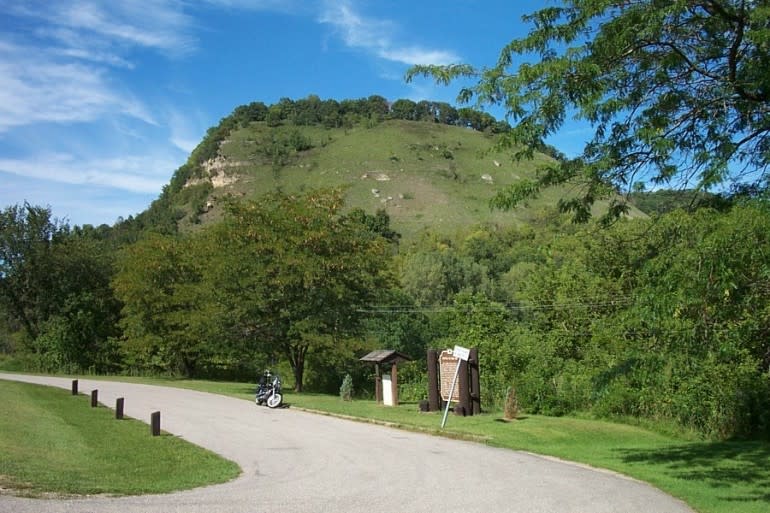 RA top ten tour Battle Bluff today, where Black Hawk's war began to end