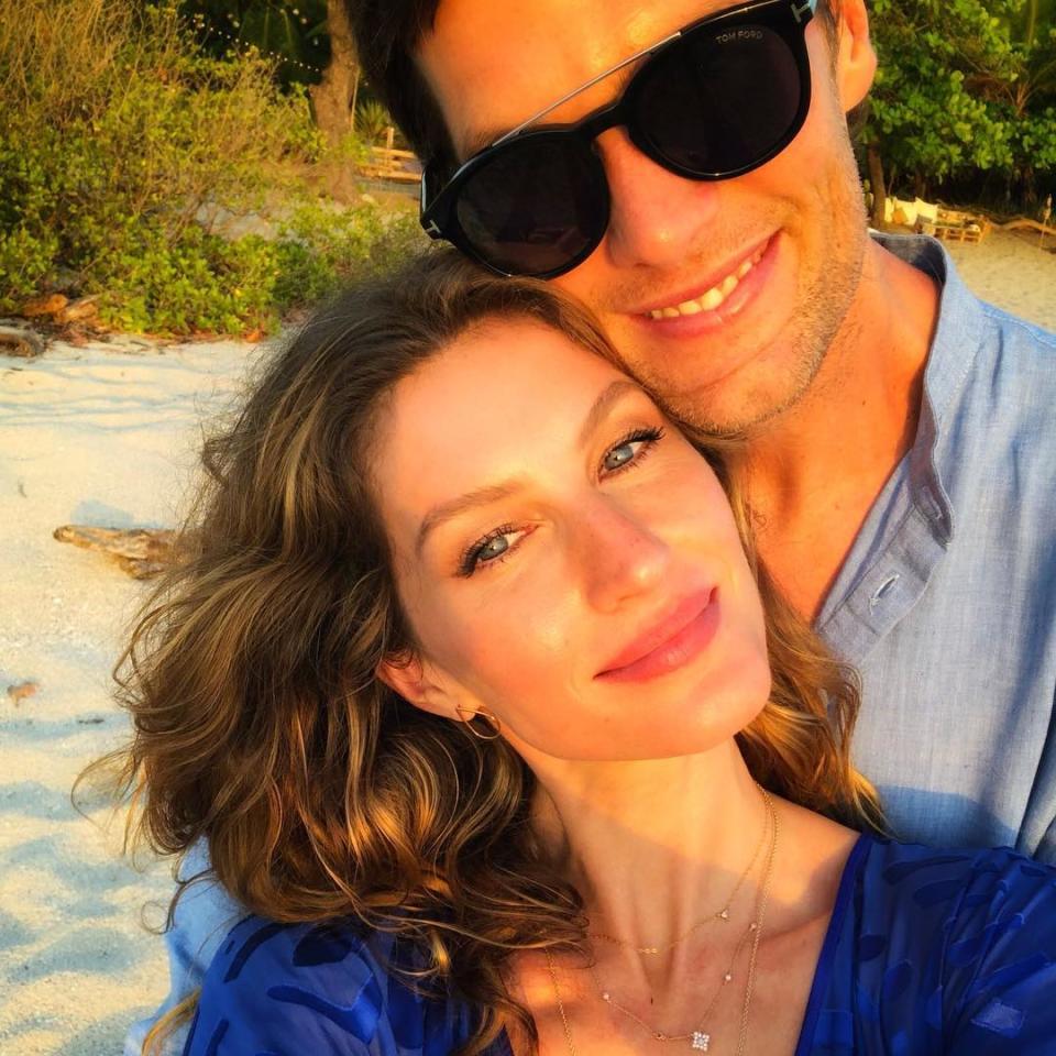 Uno de sus posts junto a su marido. Instagram @gisele