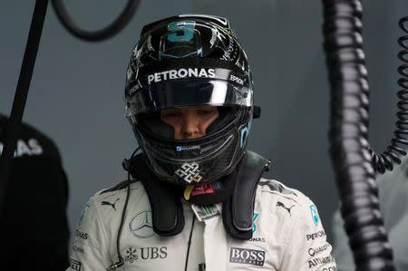 Formula One - Singapore Grand Prix - Marina Bay, Singapore - 17/9/16 Mercedes' driver Nico Rosberg of Germany before qualifying. REUTERS/Jeremy Lee
