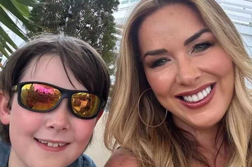 Claire with her son, Jaxon -Credit:Claire Sweeney Instagram