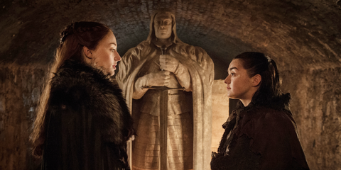 The Stark sisters are having a moment. Photo: HBO