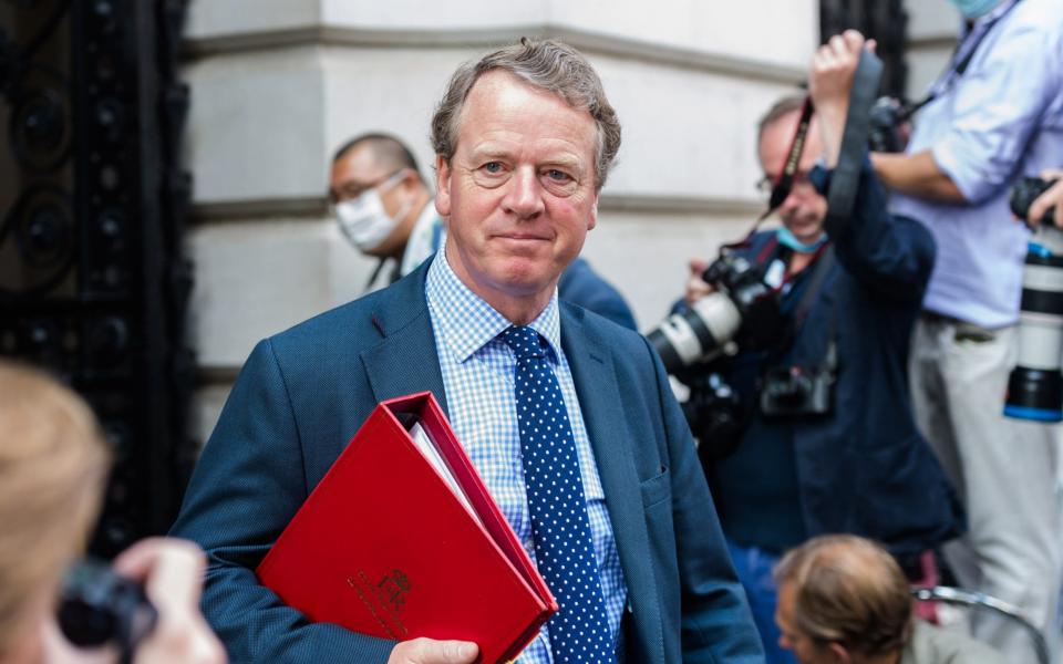  Secretary of State for Scotland Alister Jack leaves Downing Street - Barcroft Media