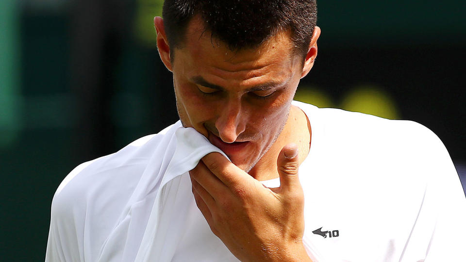 Bernard Tomic appears set to appeal the fine handed down by Wimbledon organisers. Pic: Getty