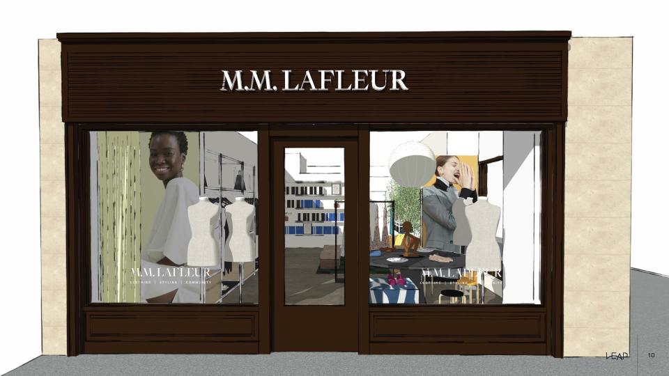 A rendering of the new store on Madison Avenue.