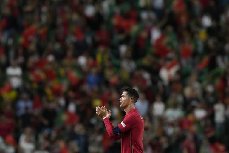 Cristiano Ronaldo ingresó como suplente en la selección de Portugal en tan solo 13 ocasiones