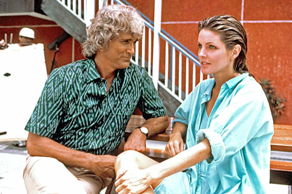 <p>Priscilla had long expressed interest in acting, and her first credit following her divorce came in 1983 in <em>Love Is Forever, </em>alongside Michael Landon.</p>