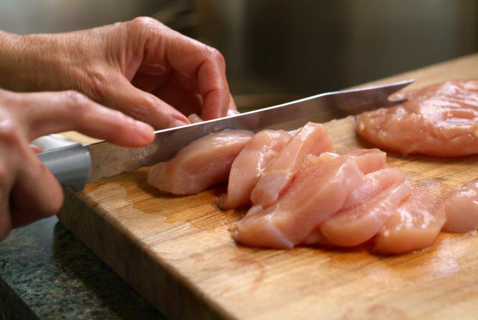 Using the same knives for meat and other foodstuffs can risk contamination (Getty Images)