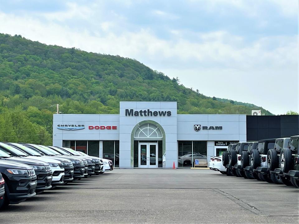 The new Matthews Chrysler Dodge Jeep Ram Warehouse in Great Bend, Pa. will host a grand opening event starting at 10:30 a.m. on Wednesday, May 31 at 447 River Lane.