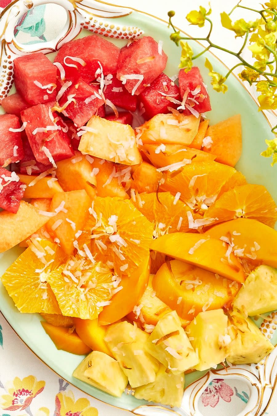 orange desserts sunrise fruit salad