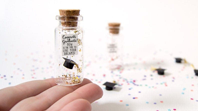 For the sentimental grad: A message in a bottle