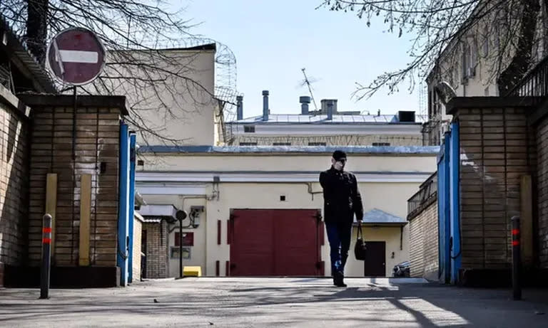 Frente de la prisión de Lefortovo, en Moscú.