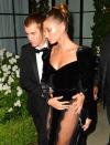 <p>Justin and Hailey Bieber are seen out dressed to the nines on July 26 in L.A.</p>