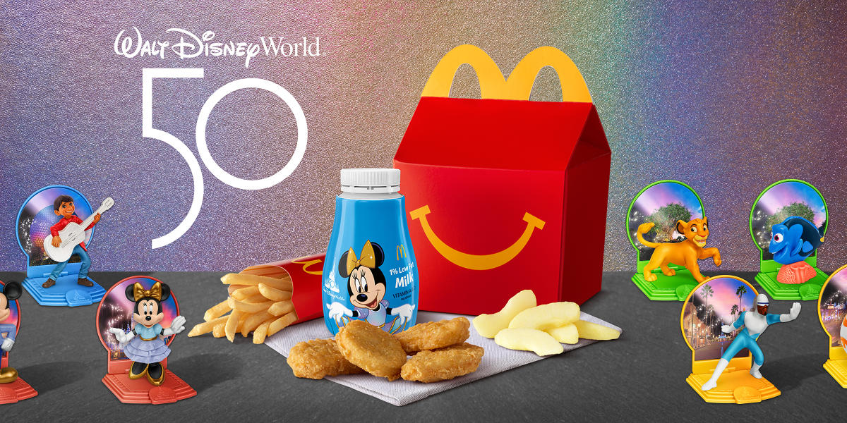 McDonald’s is releasing 50 new Disneythemed toys for Happy Meals