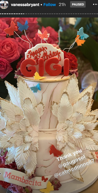 Gigi Bryant Birthday Cake