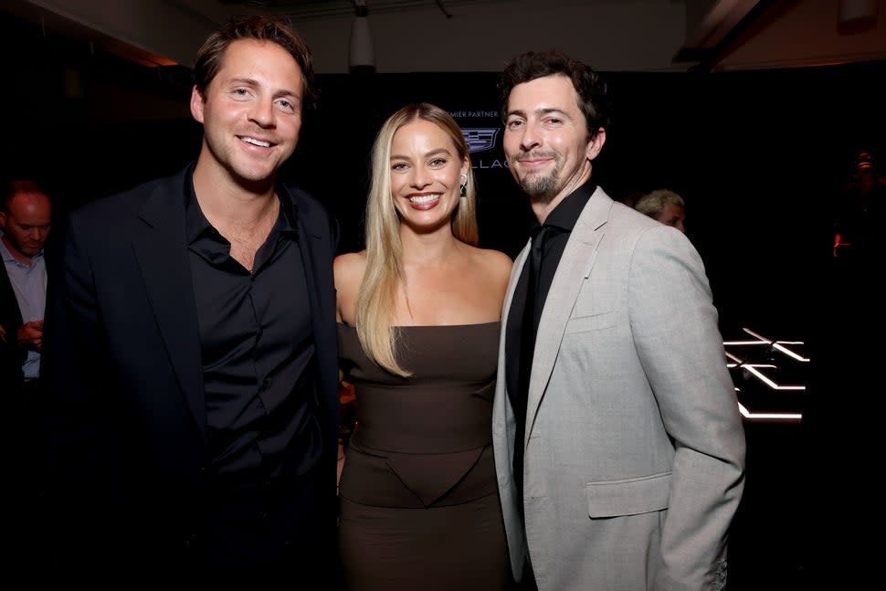 Tom Ackerley, Margot Robbie and Josey McNamara