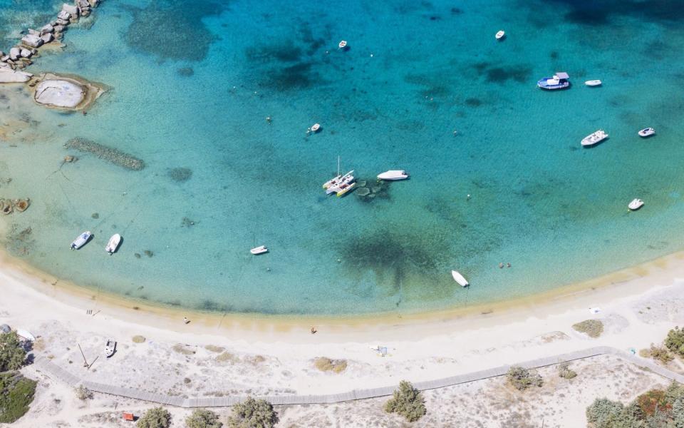 Spectacular sea views from the Naxian Utopia Suites and Villas on Naxos