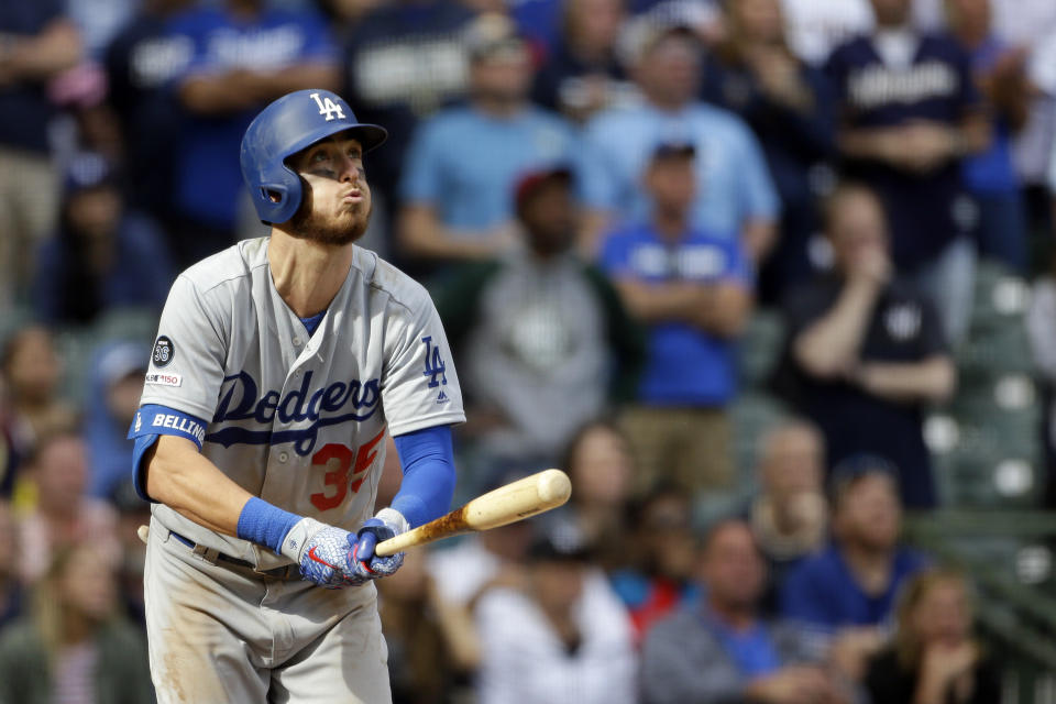 Bellinger robs Yelich, homers off Hader, Dodgers top Brewers