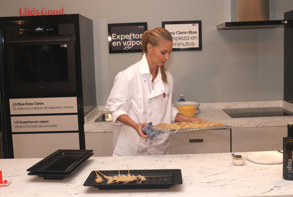 MADRID, SPAIN - OCTOBER 19: Genoveva Casanova during the LG Cooking on October 19, 2023, in Madrid, Spain. (Photo By Jose Ruiz/Europa Press via Getty Images)