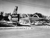 <p>Before it was a drive-thru, McDonald's was a drive-in—and here's what a typical location would look like in the late '50s when burgers only cost 15 cents.</p>