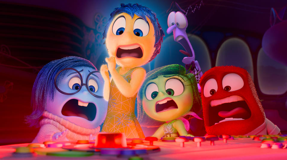 The emotions from Inside Out 2