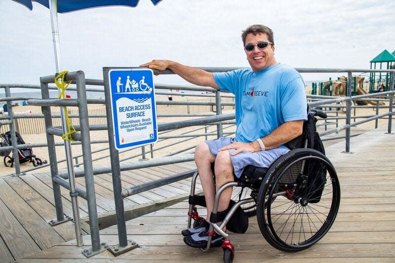 Verona’s Scott Chesney didn’t return to his beloved ocean for over 30 years when beach wheelchairs started popping up along the Jersey Shore.