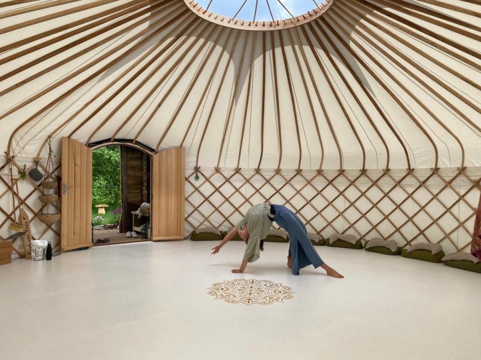  (Yoga and wellness on tap at Home Farm near London)