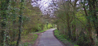 Police say that the victim was driving along a narrow country lane in Staplehurst, Kent, on Sunday afternoon where he met a cream coloured four-wheel drive travelling the opposite direction. (Google Maps)