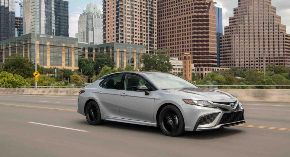 The 2022 Toyota Camry Hybrid.