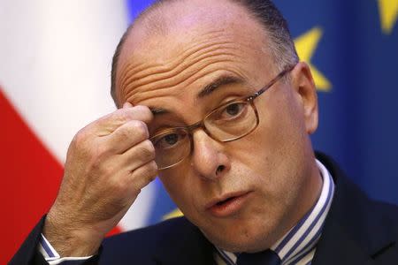 French Interior Minister Bernard Cazeneuve attends a news conference at the Interior Ministry in Paris November 6, 2014. REUTERS/Charles Platiau/Files